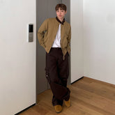 Мужская модная весенняя свободная повседневная куртка